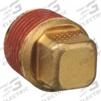 PARKER Plug: Hex Drive Cored Plug, 3/4 in, NPT Threaded, 1,000 psi, 1 1/8 in Lg, C36000 Brass (MPN VS211P-12). Key specifications — Maximum Operating Pressure: 1,000 psi.