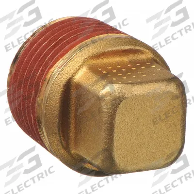 PARKER Plug: Hex Drive Cored Plug, 3/4 in, NPT Threaded, 1,000 psi, 1 1/8 in Lg - Threaded High-Pressure Pipe Fittings with Sealant