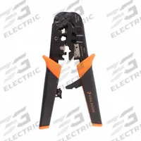 PALADIN Crimper: For RJ-11/22/RJ-22/RJ-45, Unshielded Twisted-Pr, 8 in Overall Lg, Non-Insulated (MPN PA1562). Key specifications — attr470438: Modular Pass-Through Crimper; attr470441: Unshielded Twisted-Pair; attr470442: RJ-11/22; attr470440: Snag-Free Termination; attr424247: PALADIN.