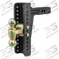 CURT Ball Mount: Universal, 2 in Compatible Ball Shank Dia, 2 in_2 5/16 in Ball Dia, Steel (MPN 45926). Key specifications — Material: Steel; Vehicle Class: Universal; Brand: CURT; Features: Protected by a Highly Durable Carbide Powder Coat Finish; Finish: Powder Coated; Includes: Pins and Clips; Mount w/ Hitch Ball Style: Adjustable; Resistance Properties: Rust-Resistant.