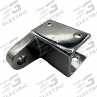 HADRIAN Hinge: Chrome Zamac, Chrome-Plated, 2 1/8 in Overall Ht, 1 1/4 in Overall Wd (MPN 610143). Key specifications — Material: Chrome Zamac; Finish: Chrome-Plated; Component Type: Hinge; Brand: HADRIAN.