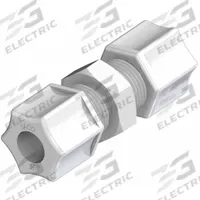 JACO Union Compression Connector: 3/8 in OD x 1/4 in OD Size, Compression x Compression, 5 PK (MPN 15-6-4-P-PG). Key specifications — Standards: NSF 61 Listed; Brand: JACO.