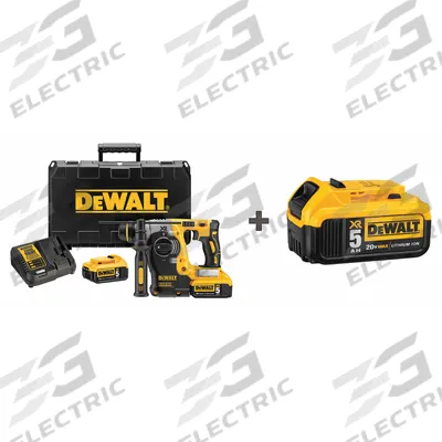 DEWALT Rotary Hammer: L-Shape, 20V DC, SDS-Plus, 1 in max - DEWALT Cordless Rotary Hammers