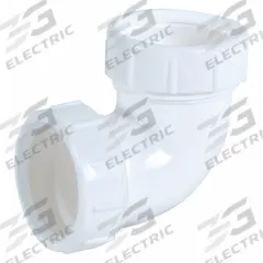 APPROVED VENDOR Elbow: Plastic, White, 1 1/2 in Nominal Pipe Size, Slip, Slip, 90° Bend Radius (MPN 35335). Key specifications — Includes: Washer; Brand: APPROVED VENDOR; Material: Plastic.