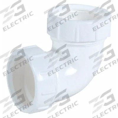 APPROVED VENDOR Elbow: Plastic, White, 1 1/2 in Nominal Pipe Size, Slip, Slip - Drain Elbows