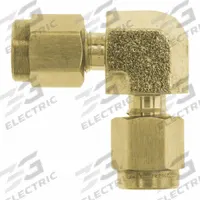 BRENNAN INDUSTRIES Compression Fitting Elbow: 5/8 in OD x 5/8 in OD Size, Tube x Tube, Brass (MPN N2500-10-10-B). Key specifications — Compatible Fitting Brands: Swagelok; Brand: BRENNAN INDUSTRIES; Series: N2500.
