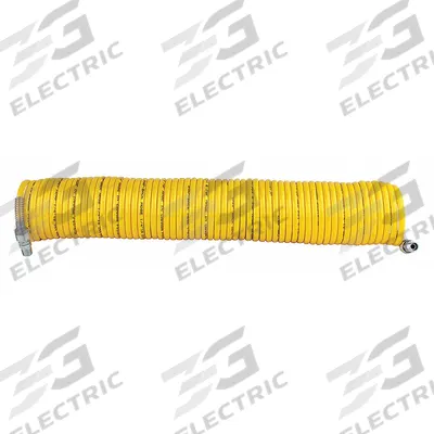 GUARDAIR Recoil Hose: Nylon/Steel, 1/4 in ID X 50 ft Nylon Hose, 600 in Overall Lg - Air Gun Hoses