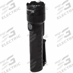NIGHTSTICK Intrinsically Safe Dual-Light Handheld Flashlight: 240 lm, 170 m Max Beam, Black, Polymer (MPN XPP-5422BA). Key specifications — Brand: NIGHTSTICK; Battery Requirements - Broad: Requires 3 AA.