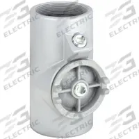 Sealing Fitting - Vertical and Horizontal: Iron, 3 1/2 in Trade Size, Female, 9 3/16 in Overall Lg (MPN EYS-9). Key specifications — Brand: APPLETON ELECTRIC; Connection Type: Threaded; Thread Gender: Female; Ends - Hazardous Fittings: 3-1/2 in FNPT x 3-1/2 in FNPT; Material: Iron; Hazardous Location Rating: Class III; Thread Type: NPT; Standards: UL 886.