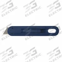 PACIFIC HANDY CUTTER, INC Utility Knife: 5 1/2 in Overall Lg, Textured, 1 in Overall Wd, Plastic (MPN E12212-4). Key specifications — attr307884: Press-and-Pull; attr307885: Stainless Steel Rounded Tip; attr307882: Blue; attr307878: Textured; attr307881: Plastic; attr324892: PACIFIC HANDY CUTTER, INC.