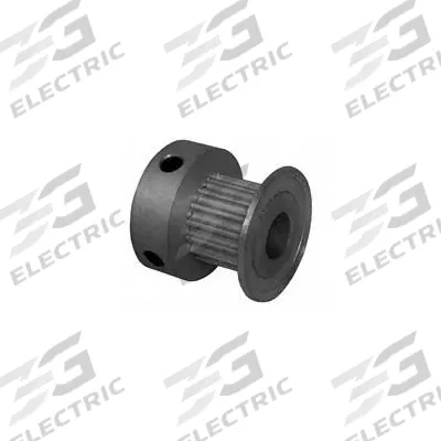 Dayton Timing Pulley: Modified Curvilinear, Fixed, For GT Timing Belt Section - GT Section Fixed-Bore Timing Pulleys with Hub
