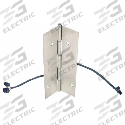 MARKAR Electrified Hinge: Stainless Steel, 3 1/4 in Leaf Ht - Electrified Piano Hinges
