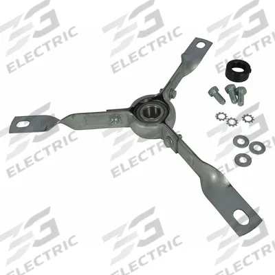Dayton Bearing Bracket Assembly: For Use With 5NRD1, Galvanized, 5,850 RPM Max Op Speed - Blower Bearing Kits