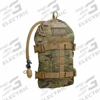 CAMELBAK Hydration Pack: Camouflage, 3 L Fluid Capacity, 14 5/8 in Overall Lg, 9 7/8 in Overall Wd (MPN 1726901000P). Key specifications — Brand: CAMELBAK; Material: Cordura.