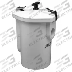 ZURN Solids Interceptor: 6 lb Capacity, 15 gpm Flow Rate, 24 1/2 in Overall Wd, 9 in Overall Lg, PVC (MPN Z1180-1-1/2IP). Key specifications — Material: PVC; Includes: Removable Sediment Bucket; Brand: ZURN.