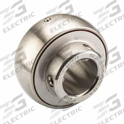 NTN Insert Bearing: SUC206-19FG1, 1 3/16 in Bore, 2 7/16 in OD, 0.748 in Outer Ring Wd - General Purpose Spherical Insert Bearings