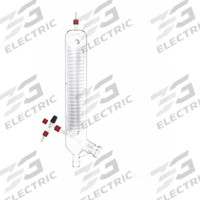 IKA Glassware: 3000 sq cm Surface/(3) Cooling Coils to Avoid Chimney - Rotary Evaporator Accessories