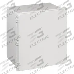 HOFFMAN Enclosure: Polyester, 18 in x 16 in x 10 in, NEMA 12/13/4/4X, Solid Cover, Hinged (MPN A181610PHC). Key specifications — Brand: HOFFMAN; Closure Method: Quick Release Latch; Enclosure Material: Polyester; Knockouts: Not Included.