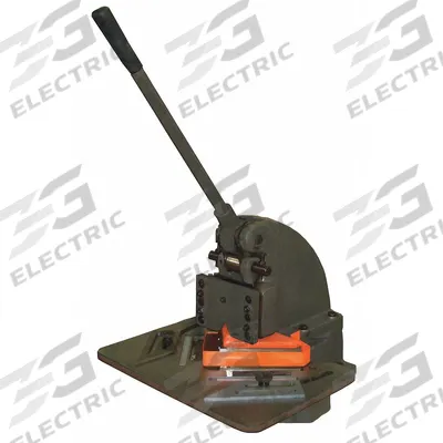 Dayton Manual Metal Stock Notcher: 90°, 6 in Notch Dp, 6 in Notch Lg - Machining