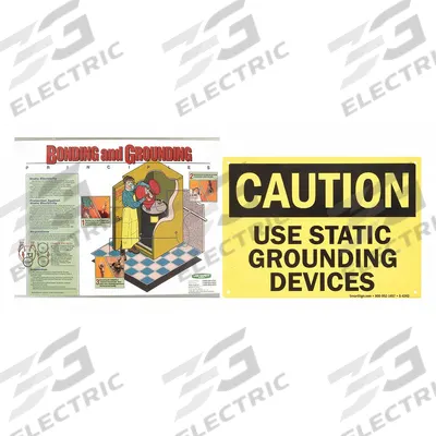 APPROVED VENDOR Bonding and Grounding Awareness Kit: (4) Alligator Clips, (2) 3 ft - Terminated Bonding & Grounding Wires