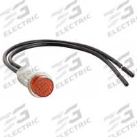 APPROVED VENDOR Raised Panel Light: Amber, 12 mm Panel Mounting Hole Dia, Neon, Nylon, Lens Included (MPN 20C850). Key specifications — Brand: APPROVED VENDOR; Electrical Connection: 6 in Wire Leads.