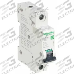 SCHNEIDER IEC Supplementary Protector: 2 A Amps, 60V DC, 14kA at 120/240V AC, Screw Clamp, C60SP, B (MPN M9F21102). Key specifications — Brand: SCHNEIDER; Terminal Connection: Screw Clamp; DC Voltage Rating: 60V DC; Max. AIR Rating: 14kA at 120/240V AC; Series: C60SP; AC Voltage Rating: 240/415V AC; Curve Type: B.