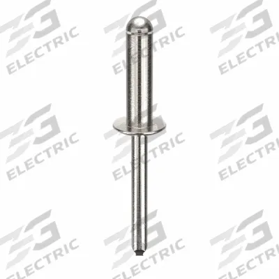 APPROVED VENDOR Blind Rivet,2 8/39 in L,1/4 in dia,PK100: Inch, 2 13/64 in Overall Lg, 7/8 in Body Lg - Domed-Head Blind Rivets
