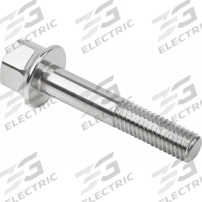 KIPP Hygienic USIT Hex Head Screw: Stainless Steel, Partially Threaded, M4 - Hygienic USIT Flanged Hex Head Screws
