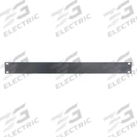 VIDEO MOUNT PRODUCTS Blank Panel: 1 Rack Units, 19 in Overall Wd, 1 3/4 in Overall Ht, Black, Steel (MPN ER1B). Key specifications — Brand: VIDEO MOUNT PRODUCTS; Product Type: Blank Panel; Color: Black; Material: Steel.