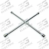 WESTWARD Lug Nut Wrench: 4 Wrench Heads, 7/8 in_15/16 in_1 in_1 1/16 in Wrench Head Size, 6-Point (MPN 2HLB2). Key specifications — Measurement Type: SAE; Socket Shape: 6-Point; For Vehicle Type: Passenger Vehicles; Finish: Chrome Plated; Leverage Bar Hole: Leverage Bar Hole Not Included; Socket Depth: Standard; Compatible with Product Type: Standard Lug Nuts; Brand: WESTWARD.