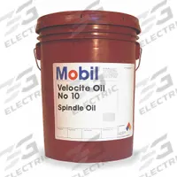 MOBIL Spindle Oil: Velocite No. 10, 5 gal, Pail (MPN 105481). Key specifications — ISO Viscosity Grade: 22; SAE Viscosity Grade: 5W.
