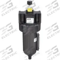 PARKER Compressed Air Lubricator: Micro Mist, 1/2 in NPT, 90 cfm, 250 psi Max Op Pressure, Knob, 17L (MPN 17L34BE). Key specifications — attr111774: Zinc; attr111402: 17L; attr111761: PARKER.
