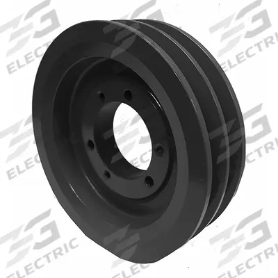 APPROVED VENDOR V-Belt Sheave: 2B40SH, 2 Groove, 4.35 in OD, Bushed Bore - Bushed-Bore Cast-Iron V-Belt Pulleys