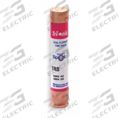 MERSEN Fuse: Class RK5, TRS-RID Series, Time-Delay, 50 A, 600 V AC, 300 V DC, Indicating (MPN TRS50RID). Key specifications — Series: TRS-RID.
