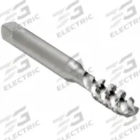 CHICAGO-LATROBE Spiral Flute Tap: #6-32 UNC, H3 / 2B, 2 Flute, Plug Chamfer, High Speed Steel (MPN 367222)