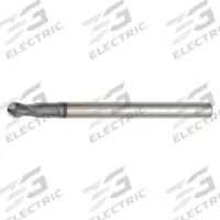 WIDIA HANITA Ball End Mill: Carbide, TiAlN Coated, 2 Flute, 1.5 mm Mill Dia, 1.5 mm LOC, 63 mm OAL (MPN 70N101501RT)