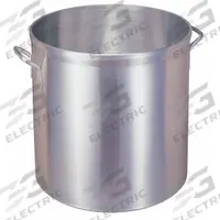 VOLLRATH Stock Pot: 40 qt Capacity, Aluminum, 7 mm Gauge, NSF Certified, Welded Handle, 14 in Dia (MPN 68640). Key specifications — NSF Certified: Yes; Handle Type: Welded; Body Material: Aluminum; Brand: VOLLRATH; Lid Included: No.
