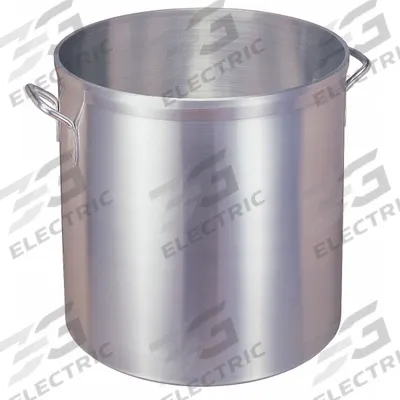 VOLLRATH Stock Pot: 40 qt Capacity, Aluminum, 7 mm Gauge, NSF Certified, Welded Handle - Stock Pots