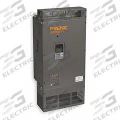 FUJI ELECTRIC Variable Frequency Drive: In Phase Three, Out Phase Three, 50 hp, No Bypass, Manual (MPN FRN0146G2S-2GU). Key specifications — Style: Compact/Heat Sink; Color: Black/Blue/Gray; Output Phase: Three.