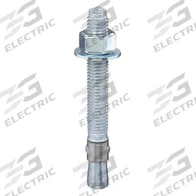 RED HEAD Wedge Anchor: 3 1/4 in Overall Lg, 1/4 in Dia, 1/4"-20 Thread Size, Steel - Steel Wedge Anchors