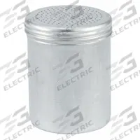 VOLLRATH Shaker: For Salt/Spices/Sugar Food Type, 10 oz Capacity, Aluminum Body, Silver, Silver Lid (MPN 68183). Key specifications — Brand: VOLLRATH; Body Color: Silver; Body Material: Aluminum; Lid Color: Silver; Product Type: Shaker with Perforated Top.