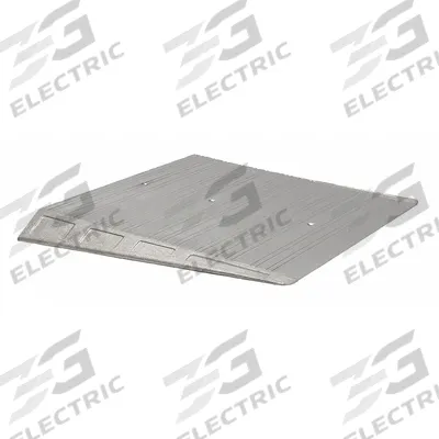 NATIONAL GUARD Door Ramp: 51 1/4 in Lg, ADA Compliant, Aluminum - Aluminum Ramps