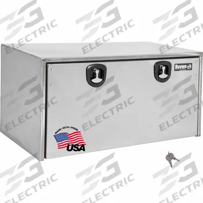 BUYERS PRODUCTS Underbody: Underbody Truck Box, Single Drop-Down Door Door, 18 in Overall Dp - Single Drop-Down Door Boxes