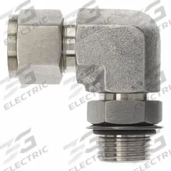 BRENNAN INDUSTRIES Compression Fitting Elbow: 1/4 in OD x 1/4 in OD Fitting Size, Compression x MORB (MPN NS6801-04-04-NWO-SS). Key specifications — Series: NS6801; Compatible Fitting Brands: Parker CPI; Brand: BRENNAN INDUSTRIES.