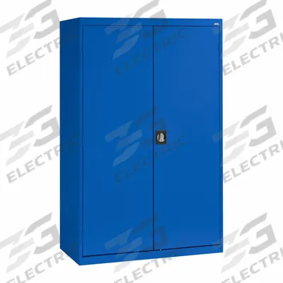 SANDUSKY Shelf Cabinet: 46 in x 24 in x 72 in, 1 Adj Shelf - Commercial Wardrobe Cabinets