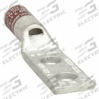 Compression Lug: For 2 AWG, Stranded Wire, 1/4 in Stud Size, Std, Copper Barrel (MPN YA2CL2TC14). Key specifications — Inspection Hole: Yes; For Wire Type: Stranded; For Wire Sizes: 2 AWG; Brand: BURNDY; Manufacturer Part Number: YA2CL2TC14.