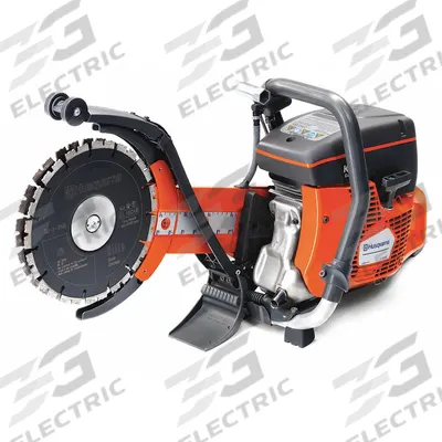 HUSQVARNA Concrete Saw: 9 in Blade Dia., Wet, 16 in Max. Cutting Dp - Cut & Break Saws