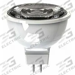 GE LAMPS Compact LED Bulb: LED, MR16, 2-Pin (GU5.3), 6.5 W Watt, 50 W Incandescent Watt Equivalency (MPN LED6.5DMR16W84035). Key specifications — Bulb Finish: Clear; Color Temperature: 4000K; Shatter-Resistant: No; Brand: GE LAMPS; Voltage: 12 V; Bulb Shape: MR16.