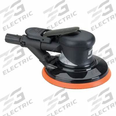 DYNABRADE Air Orbital Sander: 6 in Disc, Pressure Sensitive Adhesive, 3/32 in Orbit - Self-Vacuum Random Orbital Sanders