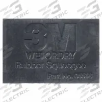 3M Rubber Squeegee: Squeegee, 2 in Lg, 3 in Wd, Black, Rubber, 50 Pieces, 50 PK (MPN 05518). Key specifications — attr428518: Squeegee; attr428521: Black; attr434073: 3M; attr428516: Rubber.